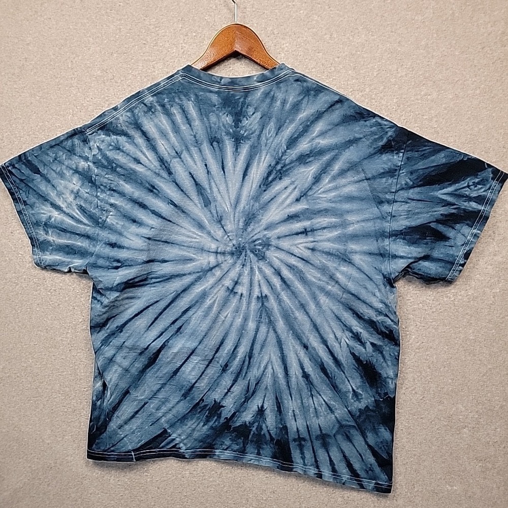 BACKSTREET BOYS T-Shirt Mens Large Graphic Tee Blue Tie Dye Retro All Cotton BSB - Picture 4 of 8